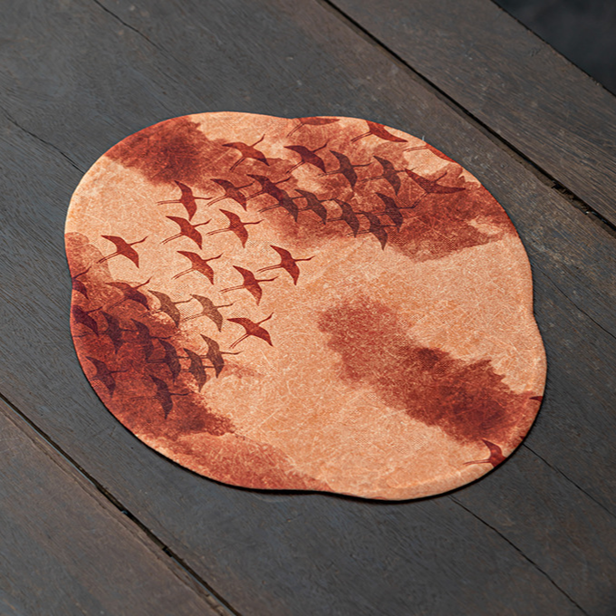 Chinese-Style Tea Mat Dry Tea Table Mat Teapot Coaster Fabric Zen-Inspired Mat