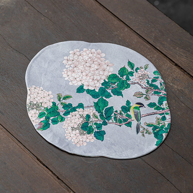 Chinese-Style Tea Mat Dry Tea Table Mat Teapot Coaster Fabric Zen-Inspired Mat