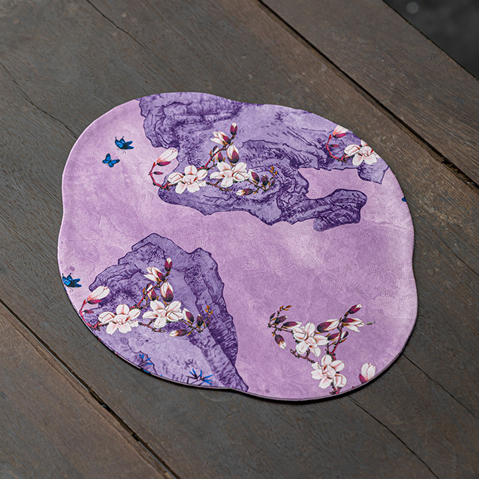 Chinese-Style Tea Mat Dry Tea Table Mat Teapot Coaster Fabric Zen-Inspired Mat