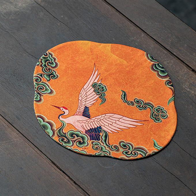 Chinese-Style Tea Mat Dry Tea Table Mat Teapot Coaster Fabric Zen-Inspired Mat