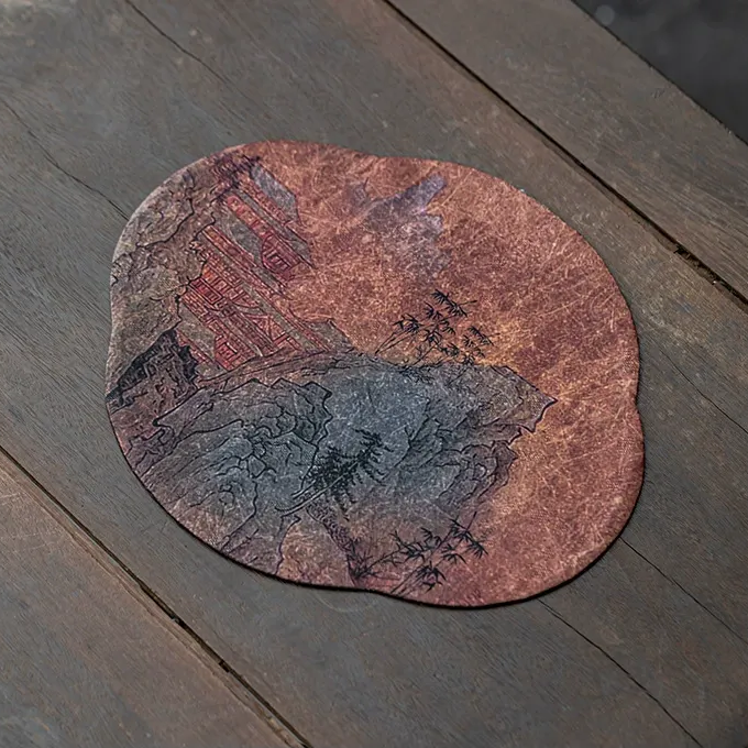 Chinese-Style Tea Mat Dry Tea Table Mat Teapot Coaster Fabric Zen-Inspired Mat