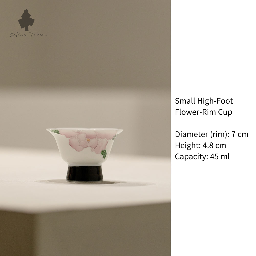 Hand-Painted Peony Tea Ware Collection (Select Item)