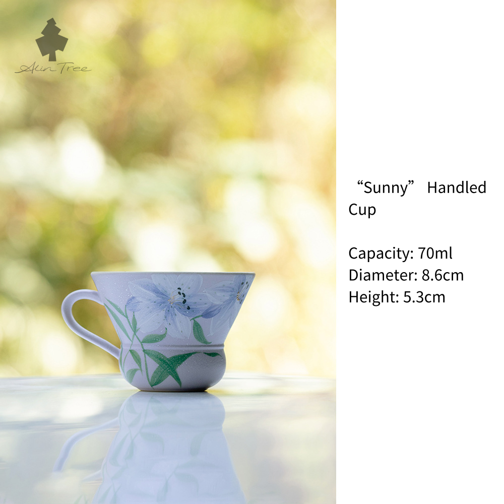 Purple Mist Lily Collection (Hand-Painted, Lavender Glaze)