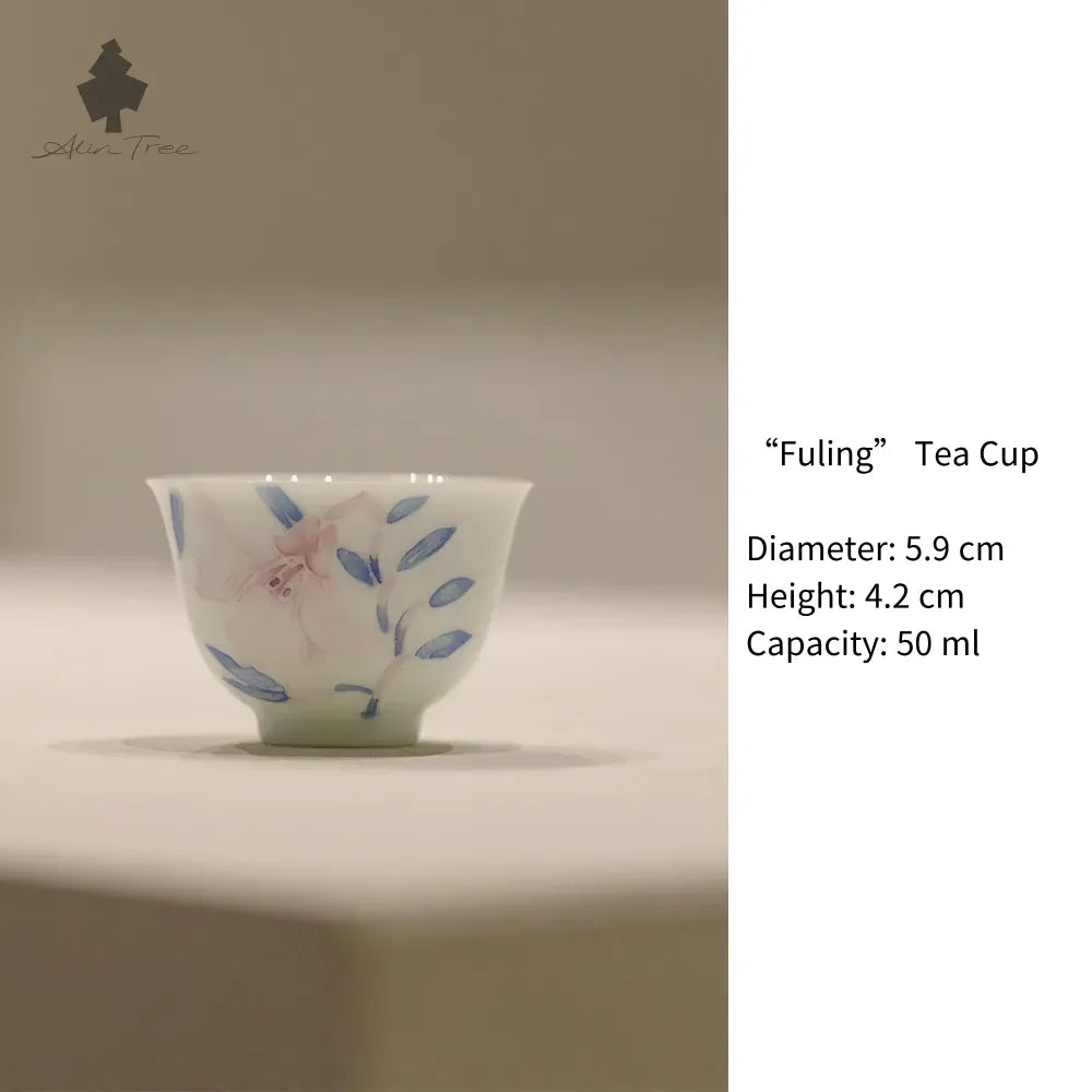 Hand-Painted Jade Clay Arita-Style Lily Collection(Select Item) - AlinTree