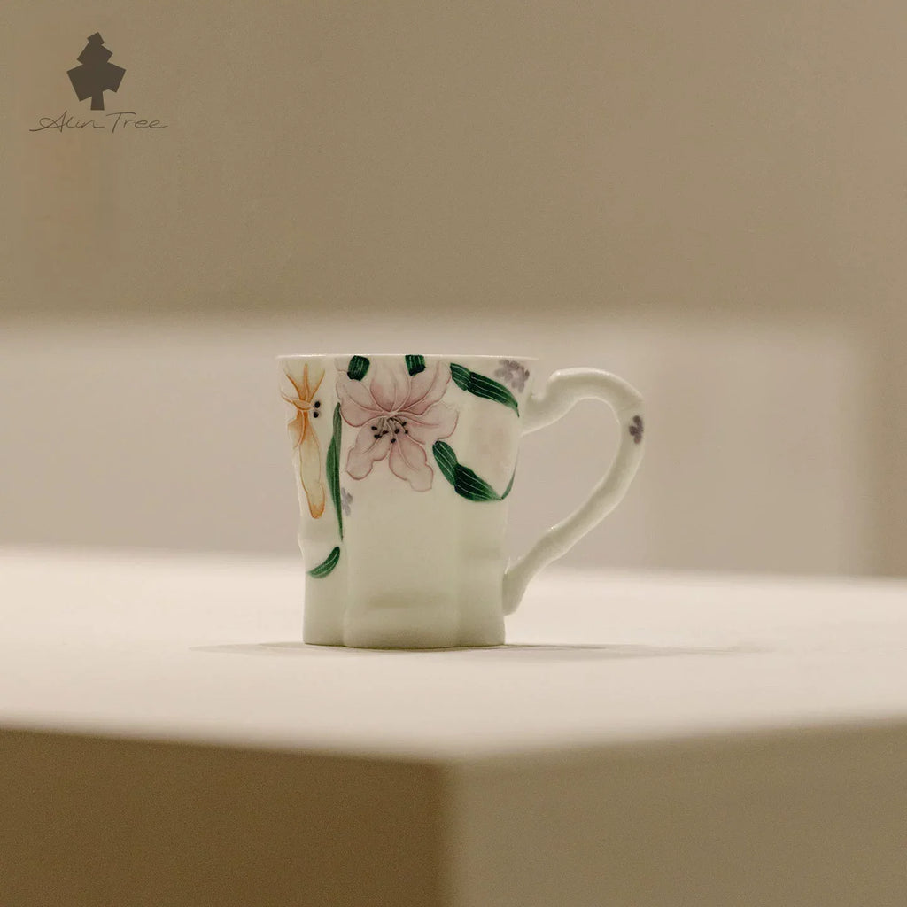 Hand-Painted Bamboo-Node Coffee Cup - AlinTree