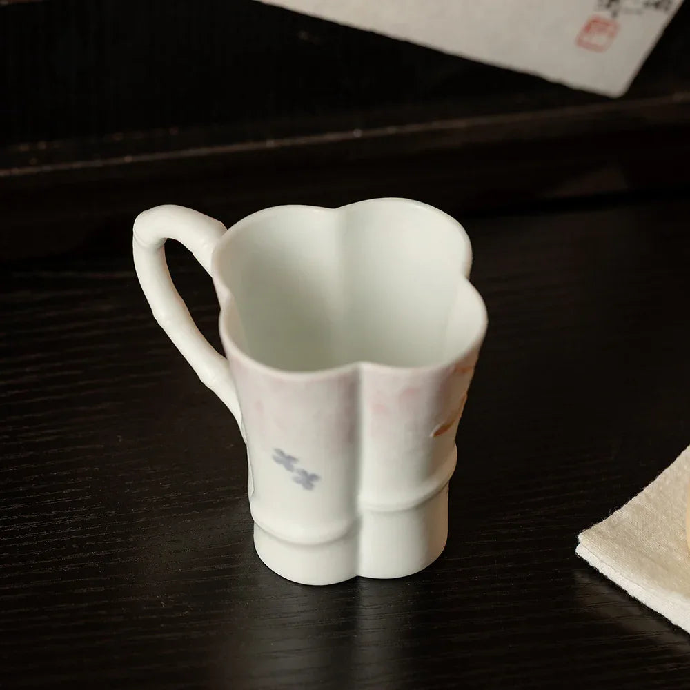 Hand-Painted Bamboo-Node Coffee Cup - AlinTree