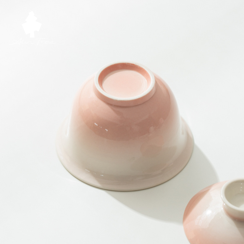 Gradient Wood Ash Glaze Outdoor Travel Gongfu Tea Set