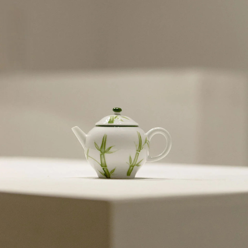 Arita Bamboo Big Belly Teapot 140ml - AlinTree