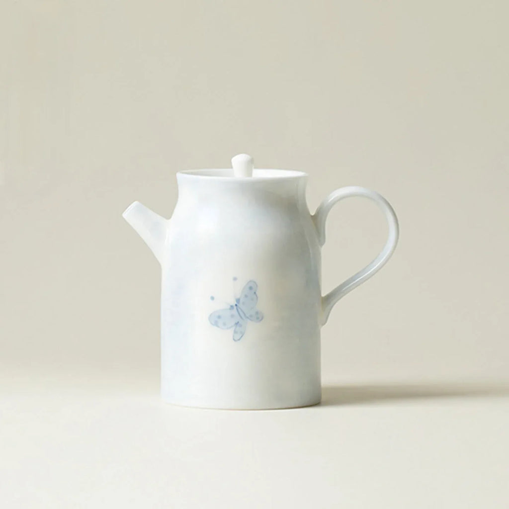 Hand-Painted Butterfly & Flower 'Beauty' Teapot (130ml) - AlinTree