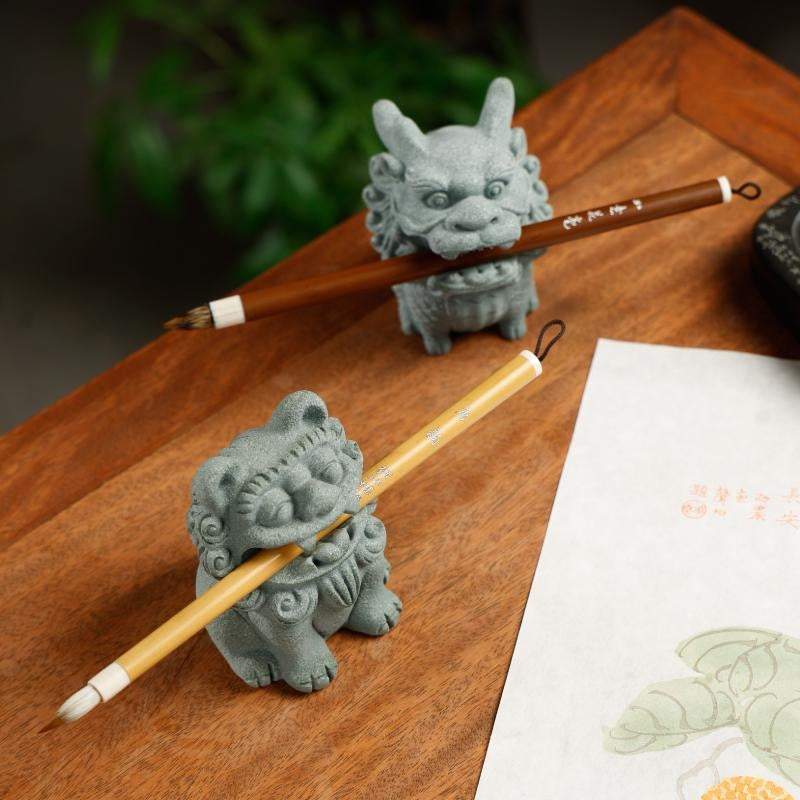 Qing Sand Lion & Qilin Tea Pet