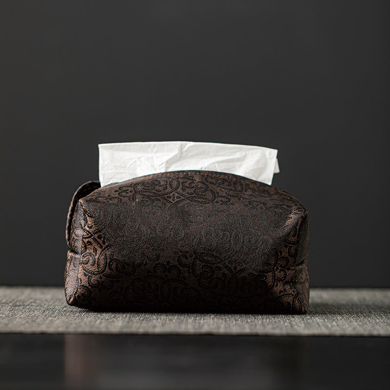Tissue Box Cover Fabric Tissue Box Cover Vintage Tea Storage Bag Tissue Box Cover