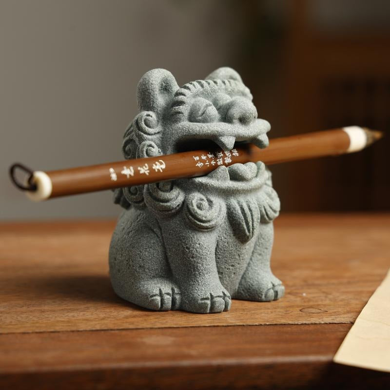 Qing Sand Lion & Qilin Tea Pet