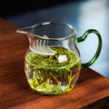 Large-Belly Clear Glass “Crescent Moon” Fairness Cup - AlinTree