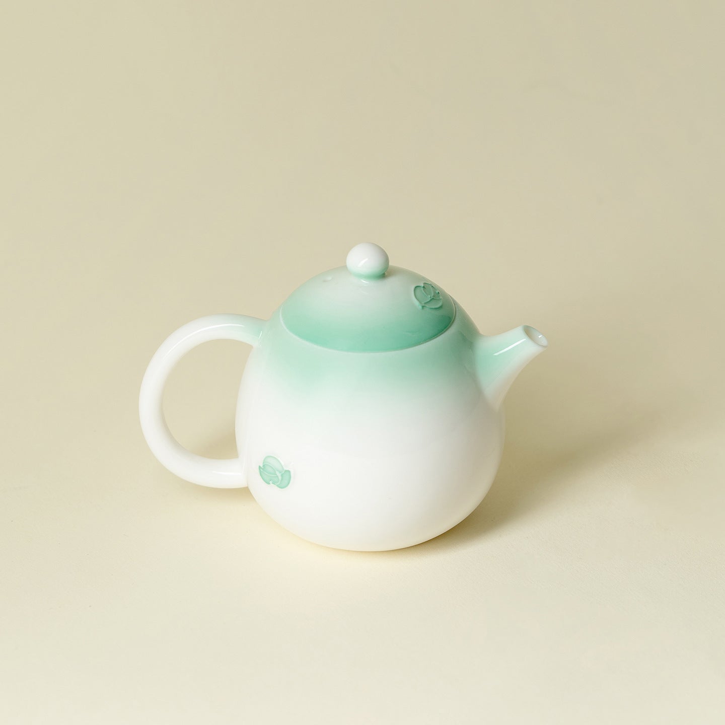 Gradient Branch Hand-Painted Longdan Teapot 130ml