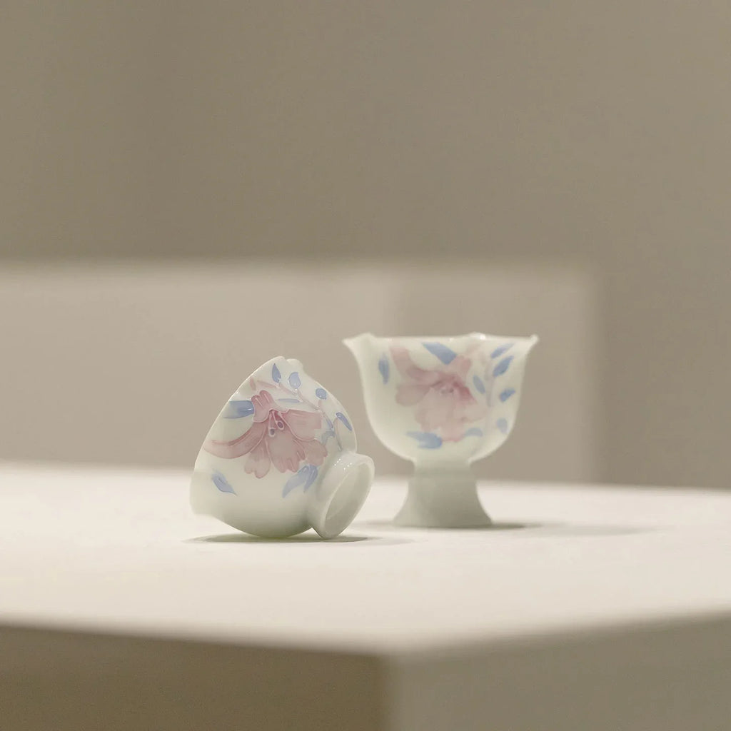 Hand-Painted Jade Clay Arita-Style Lily Collection(Select Item) - AlinTree