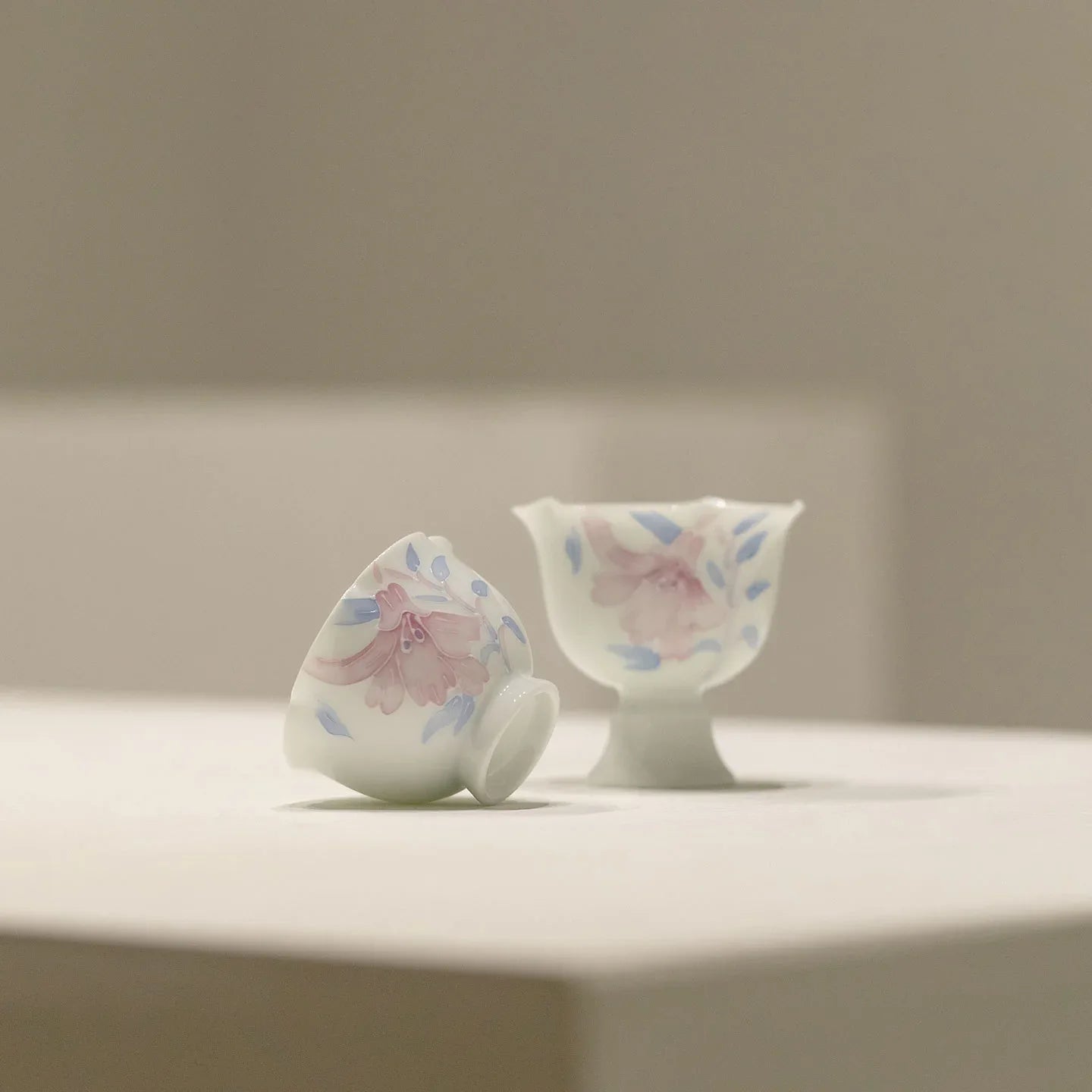 Hand-Painted Jade Clay Arita-Style Lily Collection(Select Item) - AlinTree