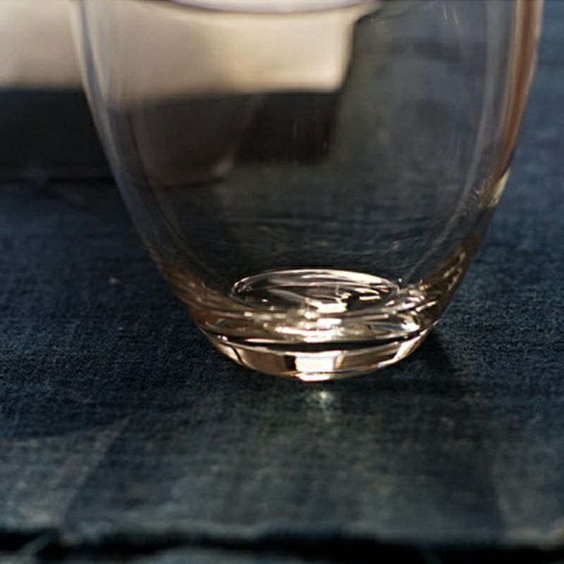 Water-Drop Clear Glass Fairness Cup