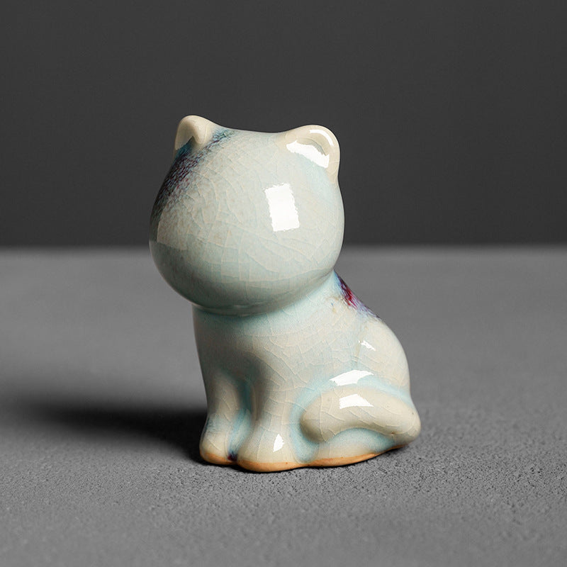 Cute Ceramic Kitten Tea Pet
