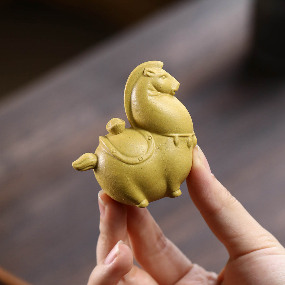 Yixing Clay Fortune Horse Tea Pet