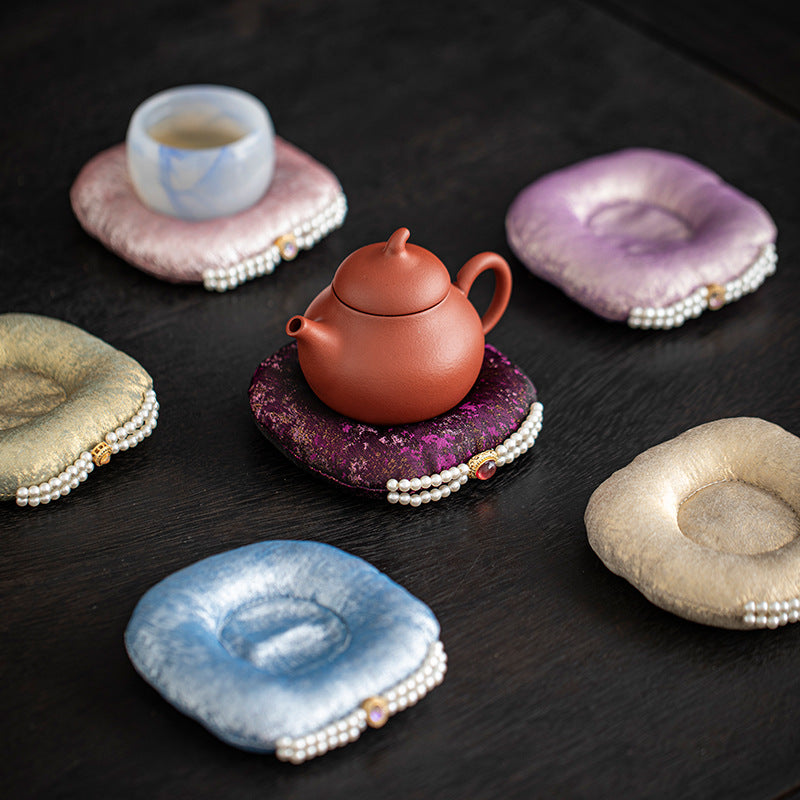 Chinese-Style Coaster Fabric Teapot Coaster