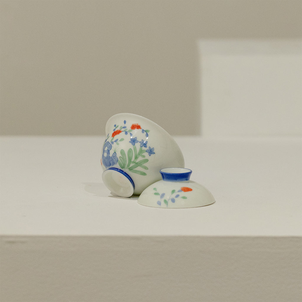 Hand-Painted Tianzhu Jade Clay Gaiwan (135ml)