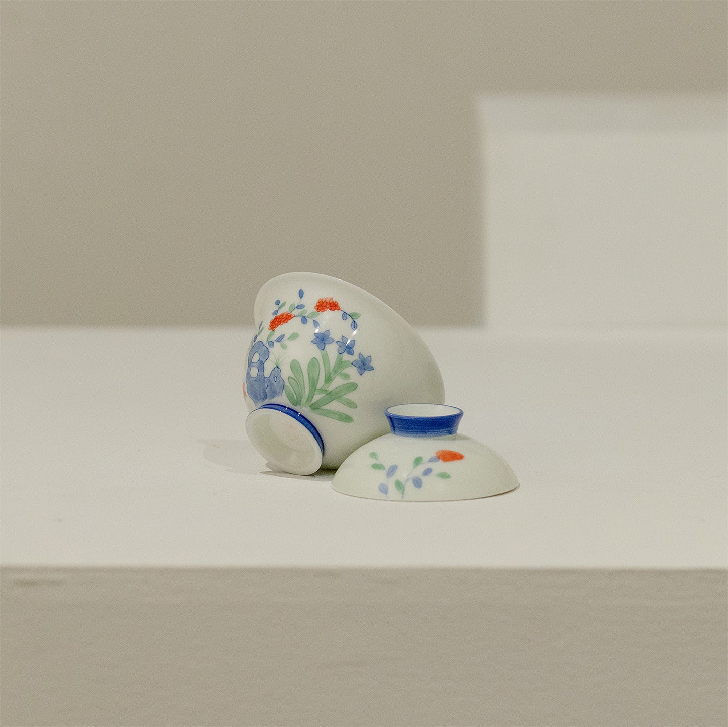 Hand-Painted Tianzhu Jade Clay Gaiwan (135ml)