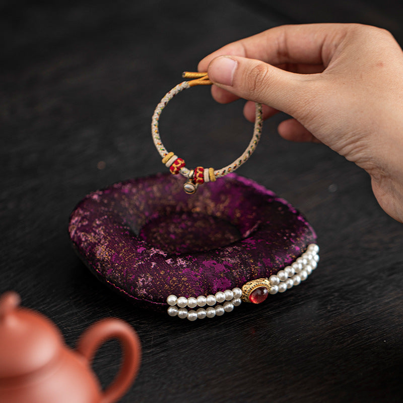 Chinese-Style Coaster Fabric Teapot Coaster