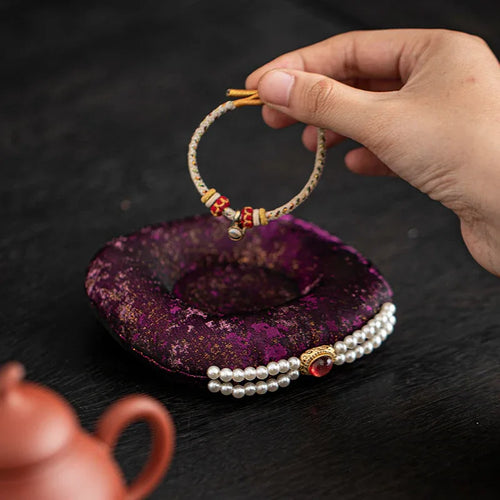 Chinese-Style Coaster Fabric Teapot Coaster - AlinTree