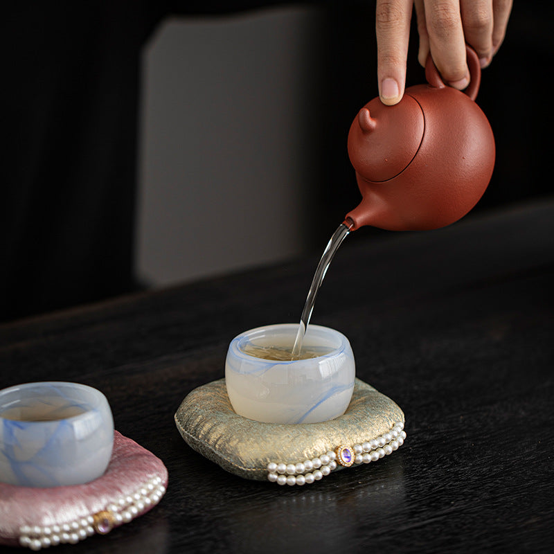 Chinese-Style Coaster Fabric Teapot Coaster