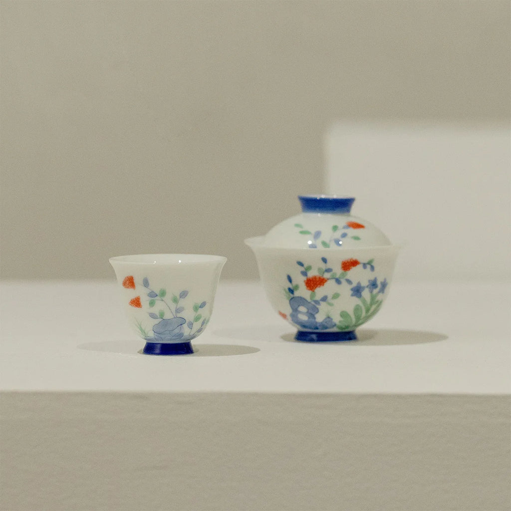 Hand-Painted Underglaze Tianzhu Jade Clay Master Cup (50ml) - AlinTree