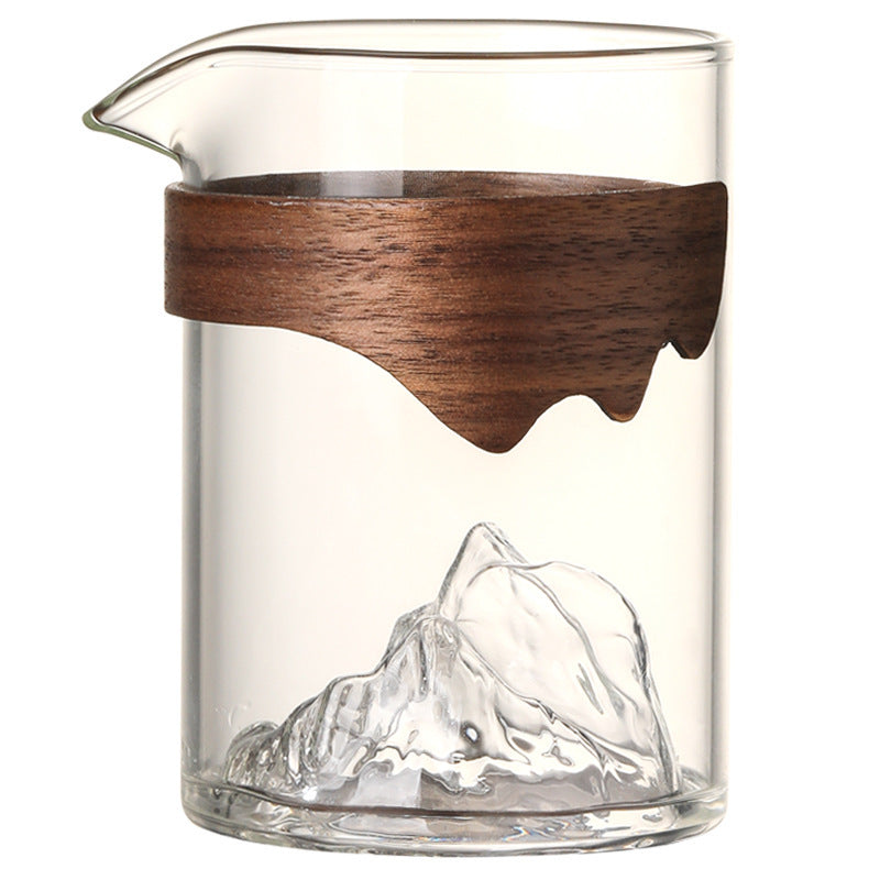 “Mountain View” Large Glass Fairness Cup