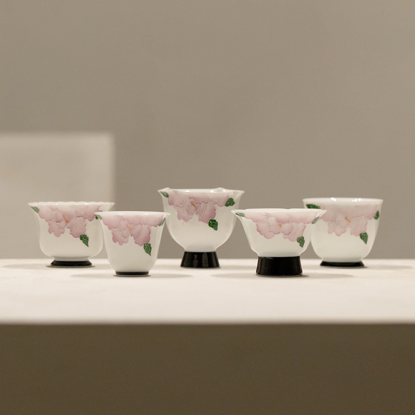 Hand-Painted Peony Tea Ware Collection (Select Item)