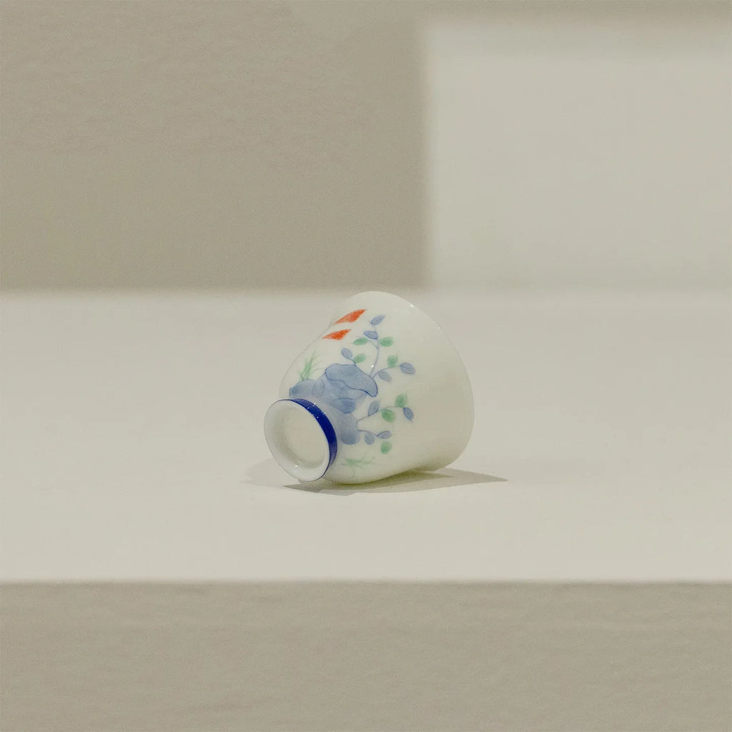 Hand-Painted Underglaze Tianzhu Jade Clay Master Cup (50ml) - AlinTree