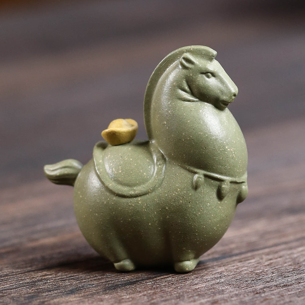 Yixing Clay Fortune Horse Tea Pet