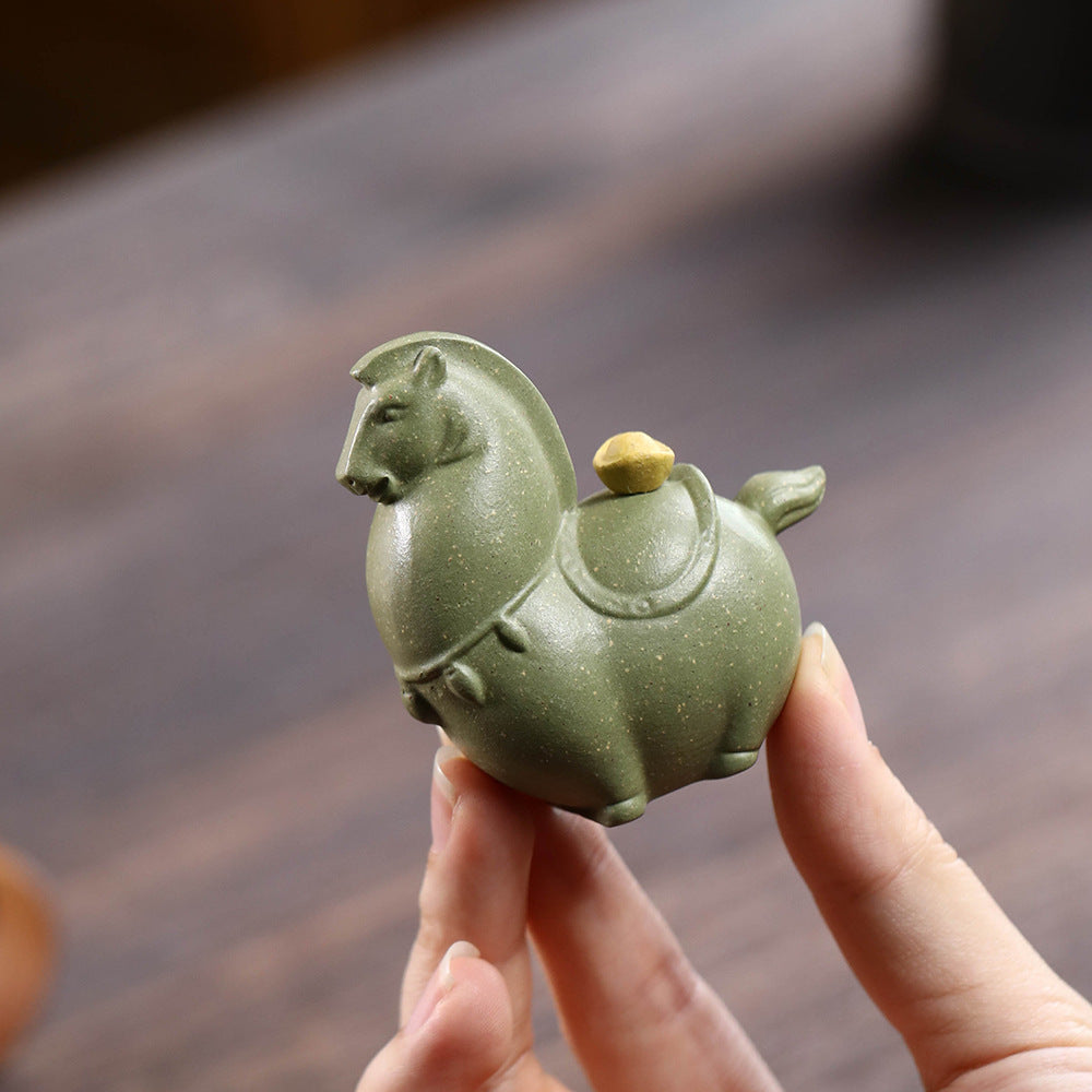 Yixing Clay Fortune Horse Tea Pet