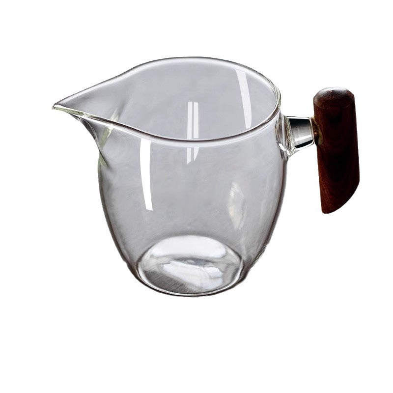 Wood-Handle Glass Fairness Cup