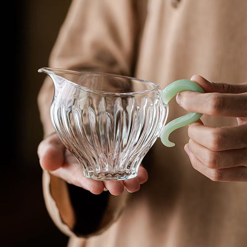 “Moon-Gazing” Glass Fairness Cup