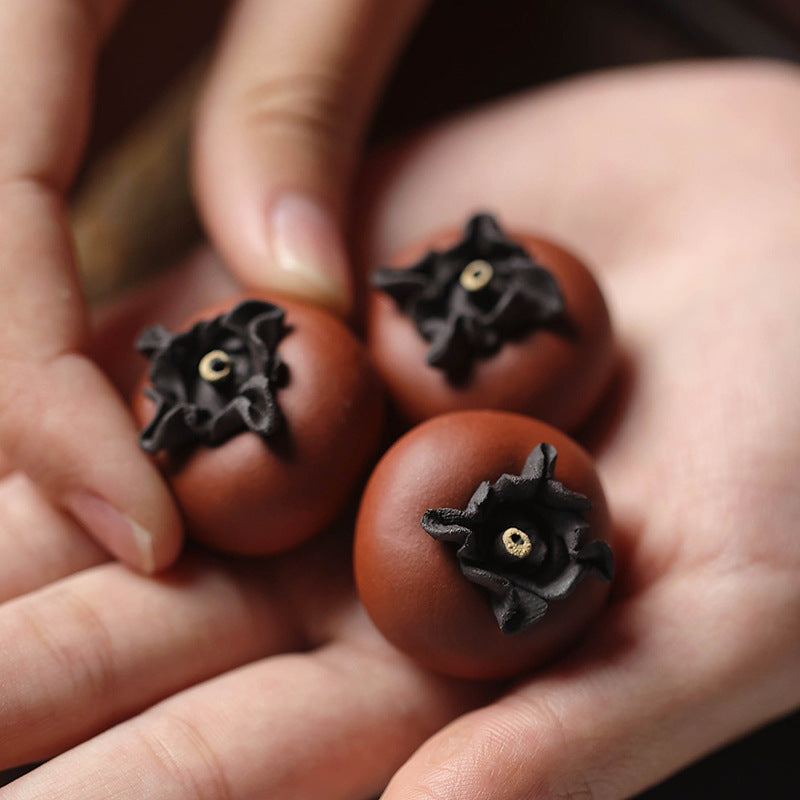 Mini Persimmon Tea Pet