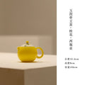 Imperial Yellow Hand-Painted Osmanthus Teapot - AlinTree