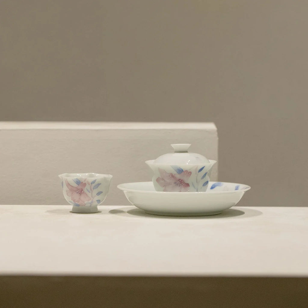 Hand-Painted Jade Clay Arita-Style Lily Collection(Select Item) - AlinTree