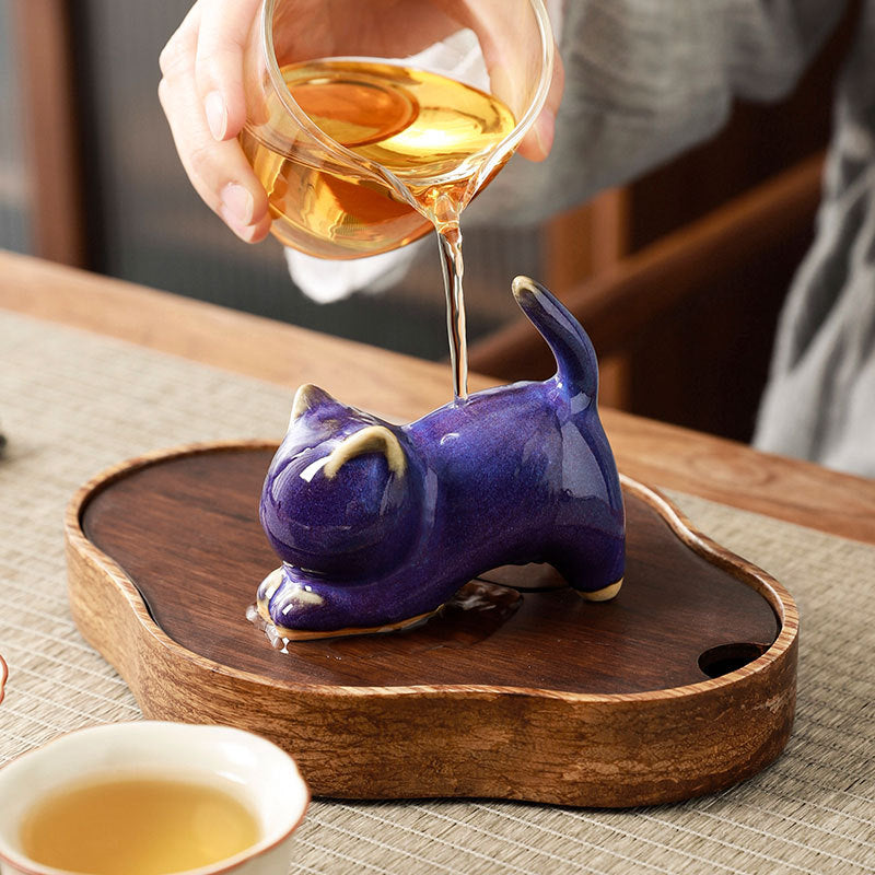 Cute Ceramic Kitten Tea Pet