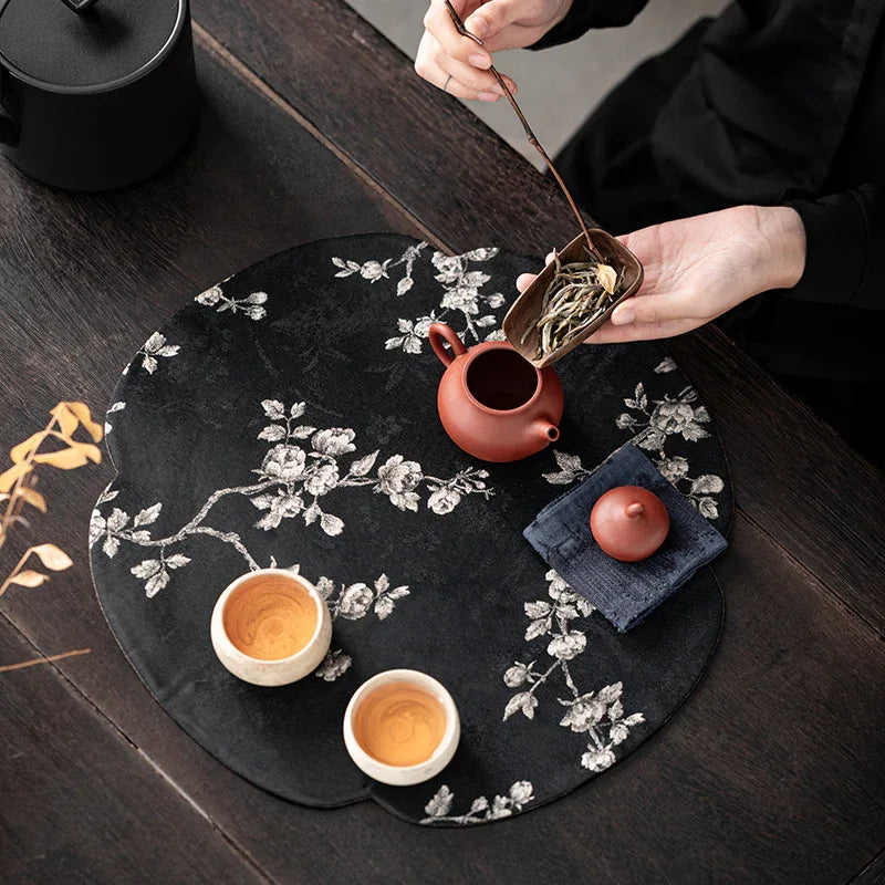Oriental Brocade Heat-Resistant Tea Coaster - AlinTree