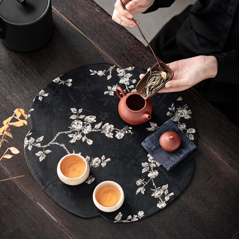 Oriental Brocade Heat-Resistant Tea Coaster