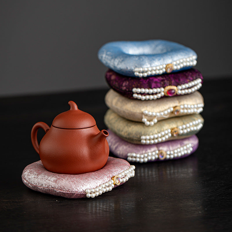 Chinese-Style Coaster Fabric Teapot Coaster