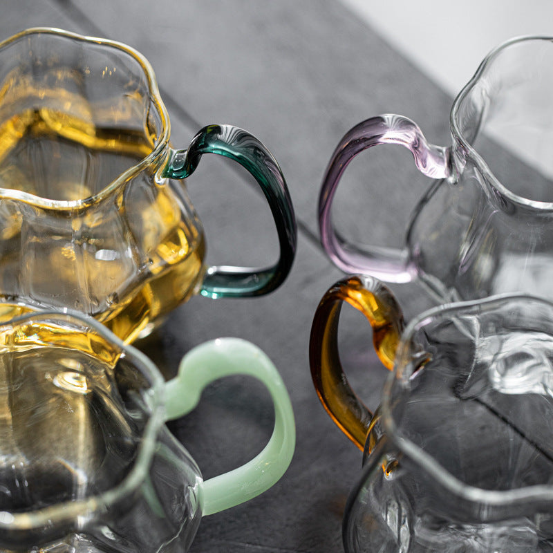 Petal-Shaped Glass Fairness Cup