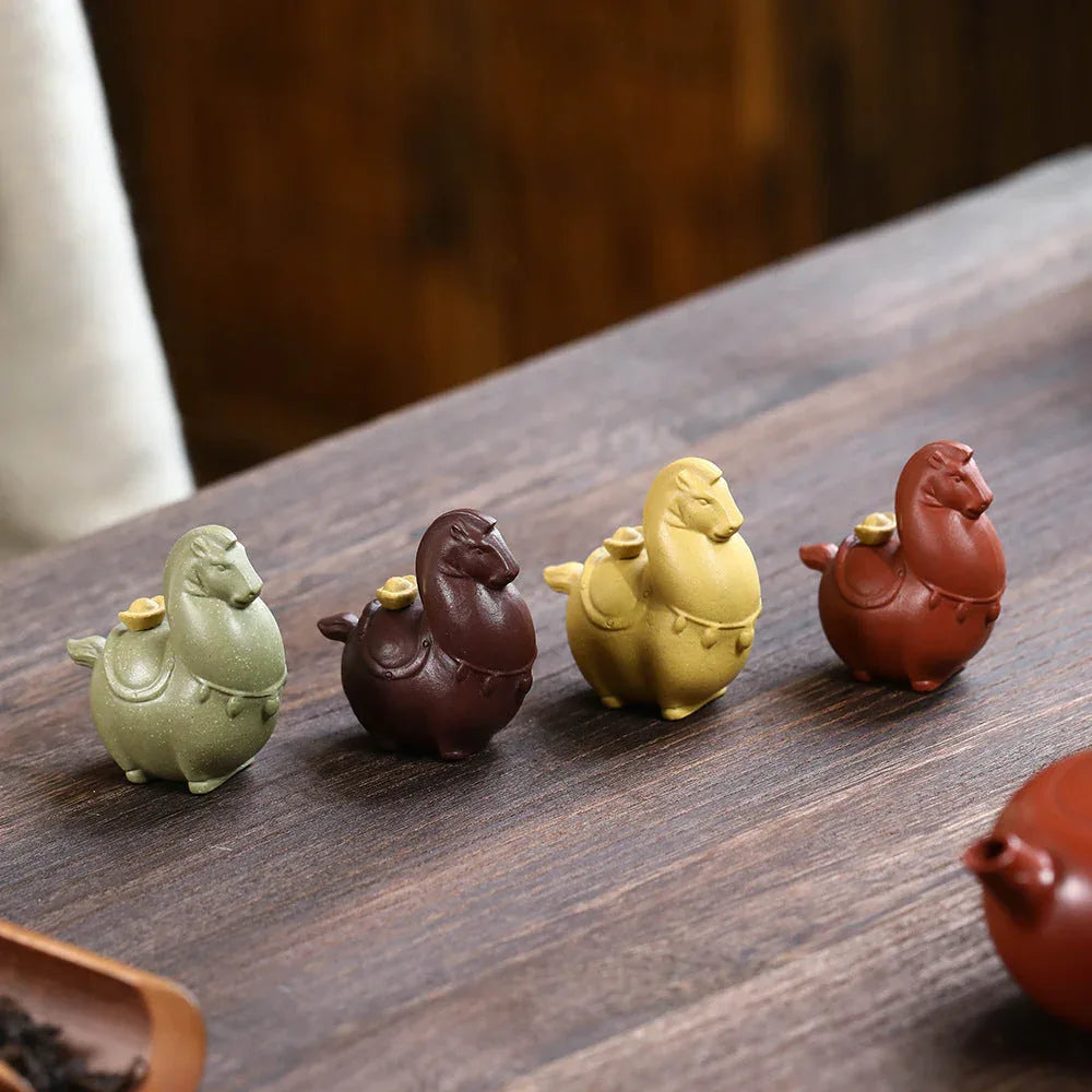 Yixing Clay Fortune Horse Tea Pet - AlinTree