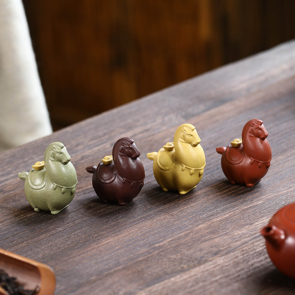 Yixing Clay Fortune Horse Tea Pet