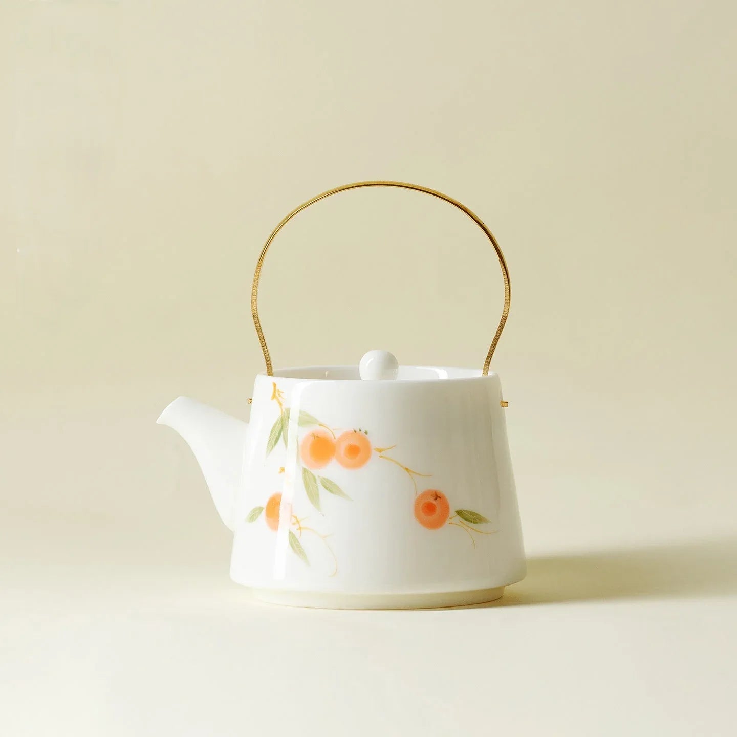 Persimmon Wish Carrying-Handle Teapot (290ml) - AlinTree