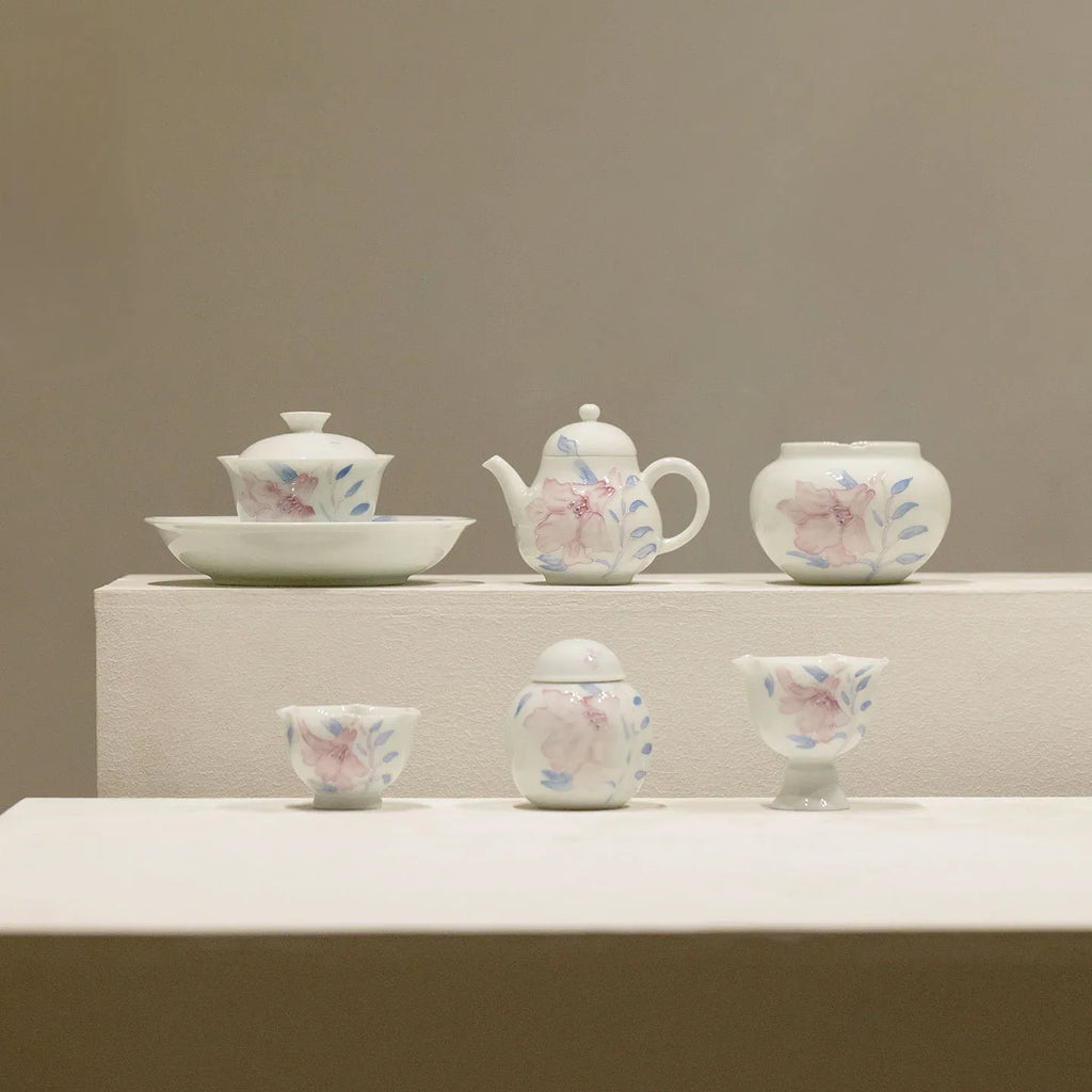 Hand-Painted Jade Clay Arita-Style Lily Collection(Select Item) - AlinTree