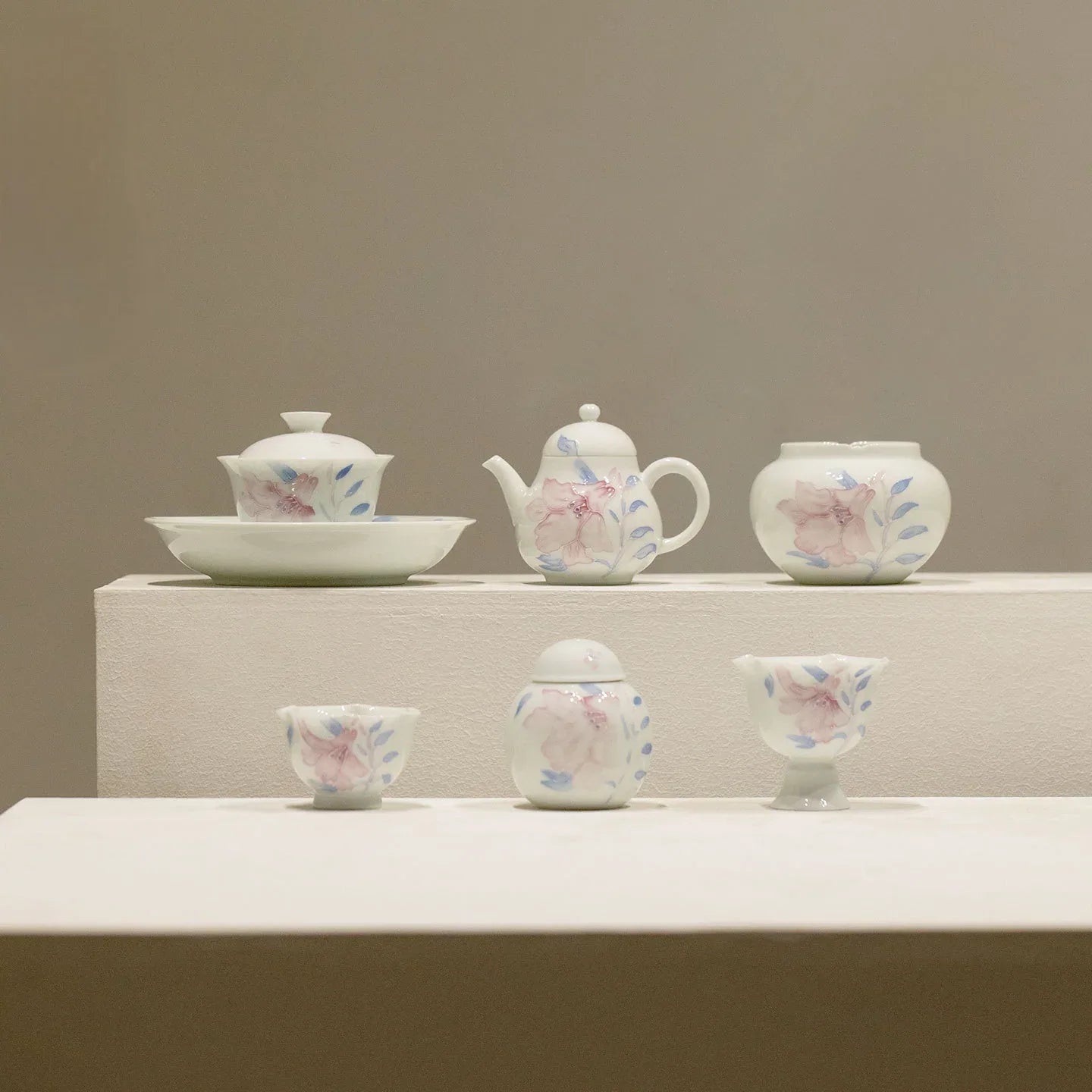 Hand-Painted Jade Clay Arita-Style Lily Collection(Select Item) - AlinTree